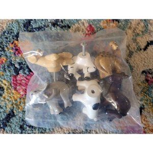 KNOB HILL animal Drawer Cabinet Pull 1999 Dinosaur Cow Elephant zebra dog donkey